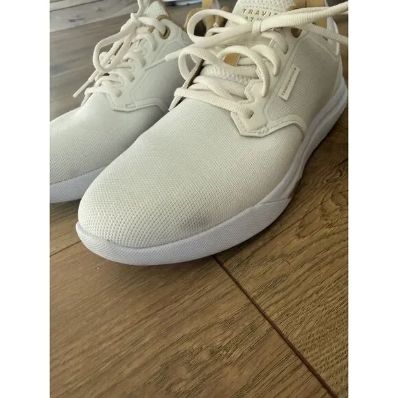 TRAVIS MATHEW 8.5 The Daily Pro Hybrid white gum golf shoe Tennis Lace sneaker
